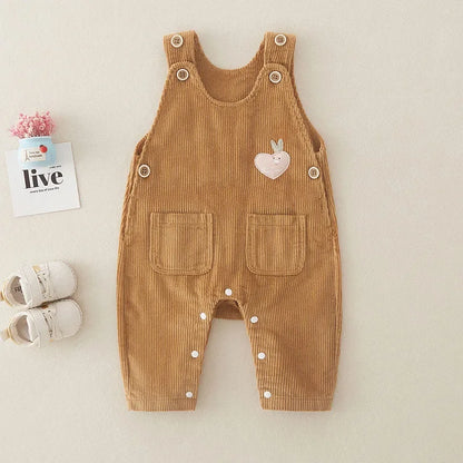 Mini Fashion™ - Stylish & Trendy - Rib Overalls