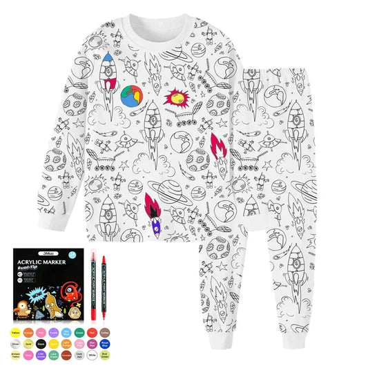 DIY Pajama Set™ – Color & Dream – Colorful Children's Pajama Set