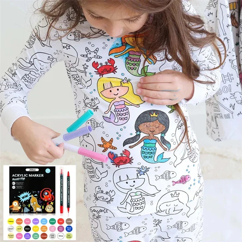 DIY Pajama Set™ – Color & Dream – Colorful Children's Pajama Set