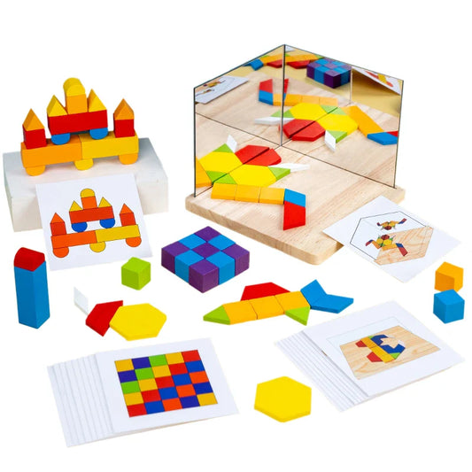 Kids Puzzle Blocks | Spatial Thinking | Learning Toy Unisex Design