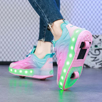 Light-Up Skate Shoes – LED & Comfortable – Light-Up Roller Sneakers