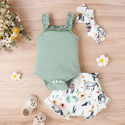 Baby Girl Summer Outfit – Cute & Airy – Baby Clothing Set