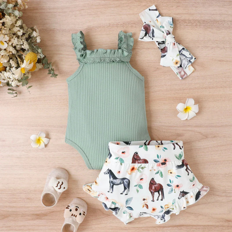 Baby Girl Summer Outfit – Cute & Airy – Baby Clothing Set