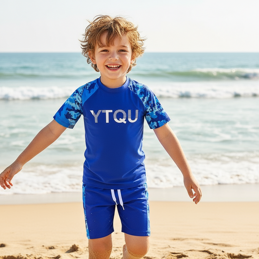Kids Swim Set | Quick-Drying Fabric | Two-Piece Unisex Breathable