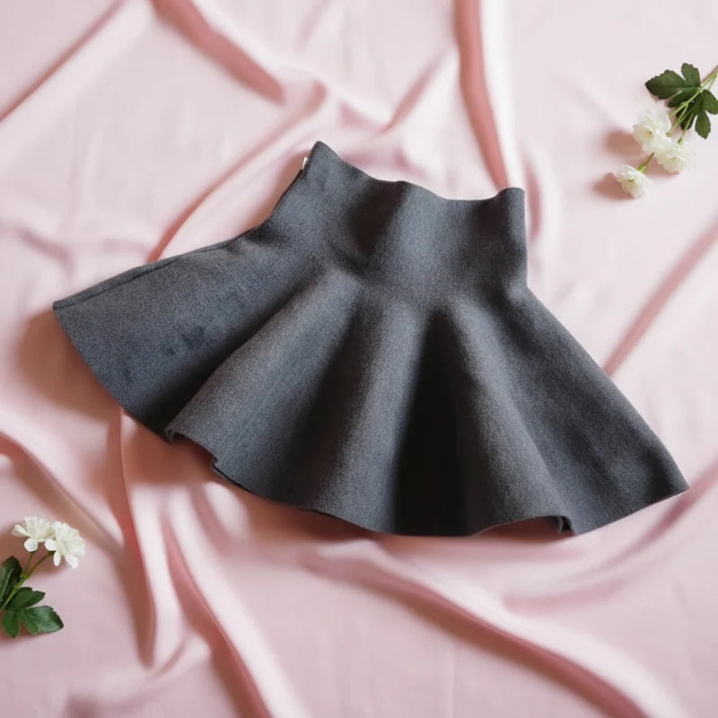 Girls Knitted Skirt – Comfort & Style – Kids Skirt