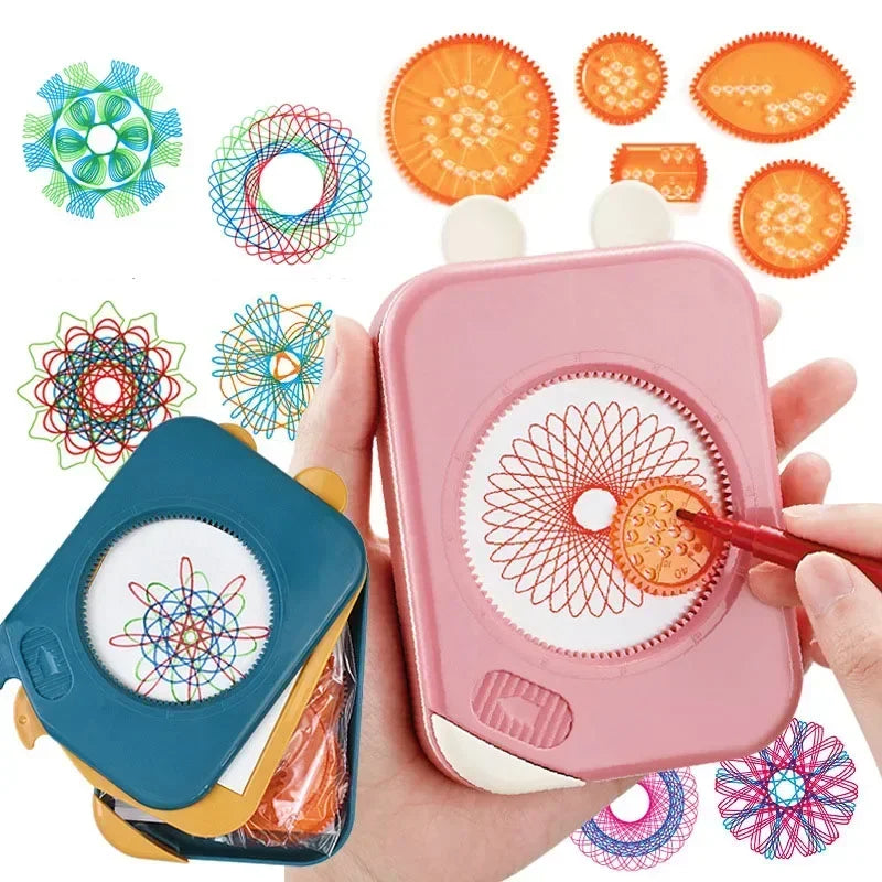 Kids Spirograph Set | Geometric Drawing | Pattern Design Unisex Design