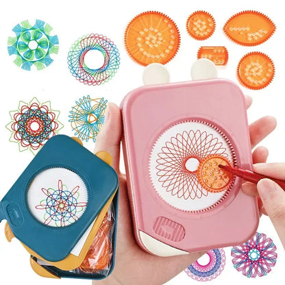 Kids Spirograph Set | Geometric Drawing | Pattern Design Unisex Design