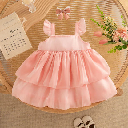 Tulip Mesh Dress – Elegant & Comfort – Kids Dress