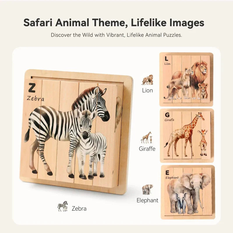 ZooStack – Wood & Interactive – Animal Blocks Puzzle