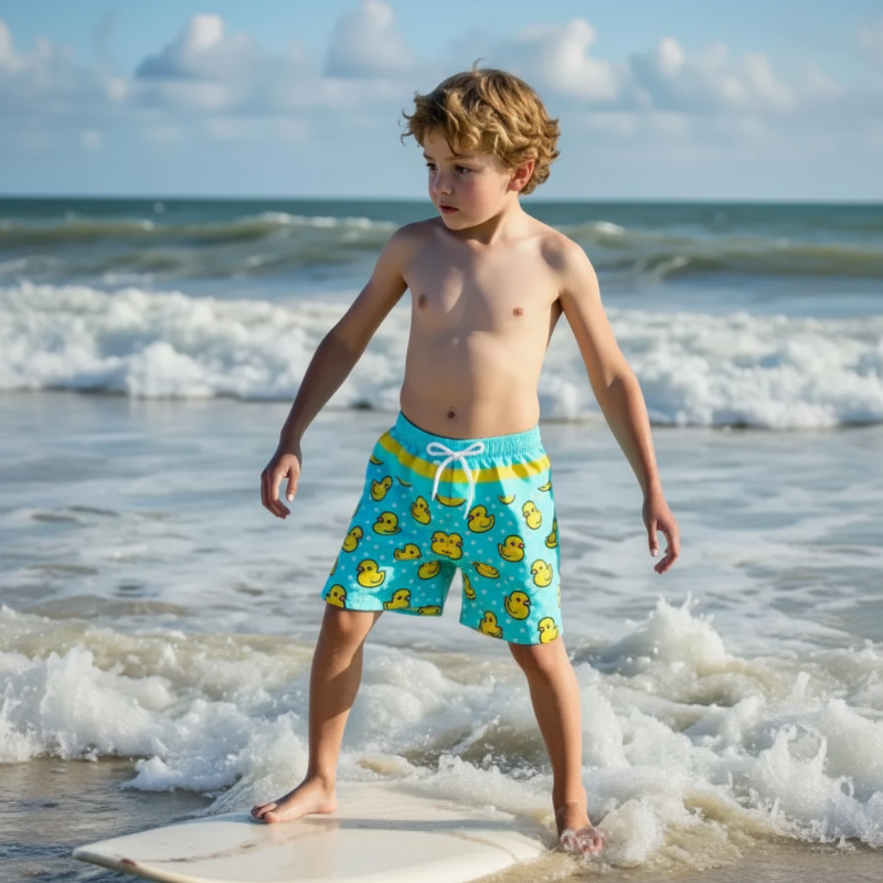 SunnySplash – Light & Comfortable – Boys' Swim Trunks