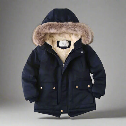CozyTrend – Elegant & Warm – Parka Winter Jacket with Fur Collar