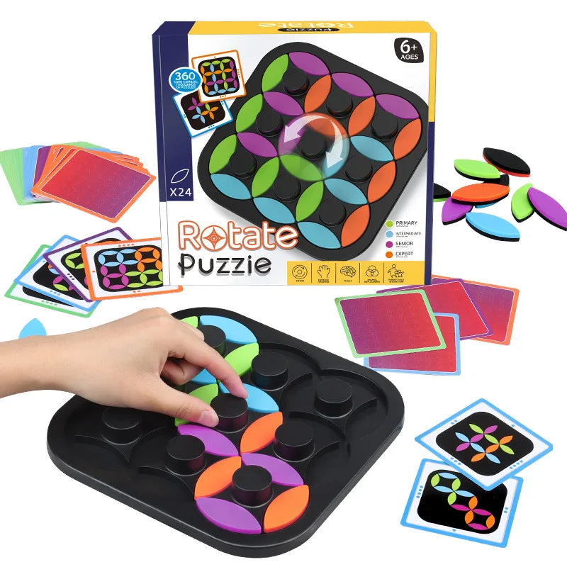 Kids Tangram Puzzle | Logic Board | Pattern Game Machine for All Ages