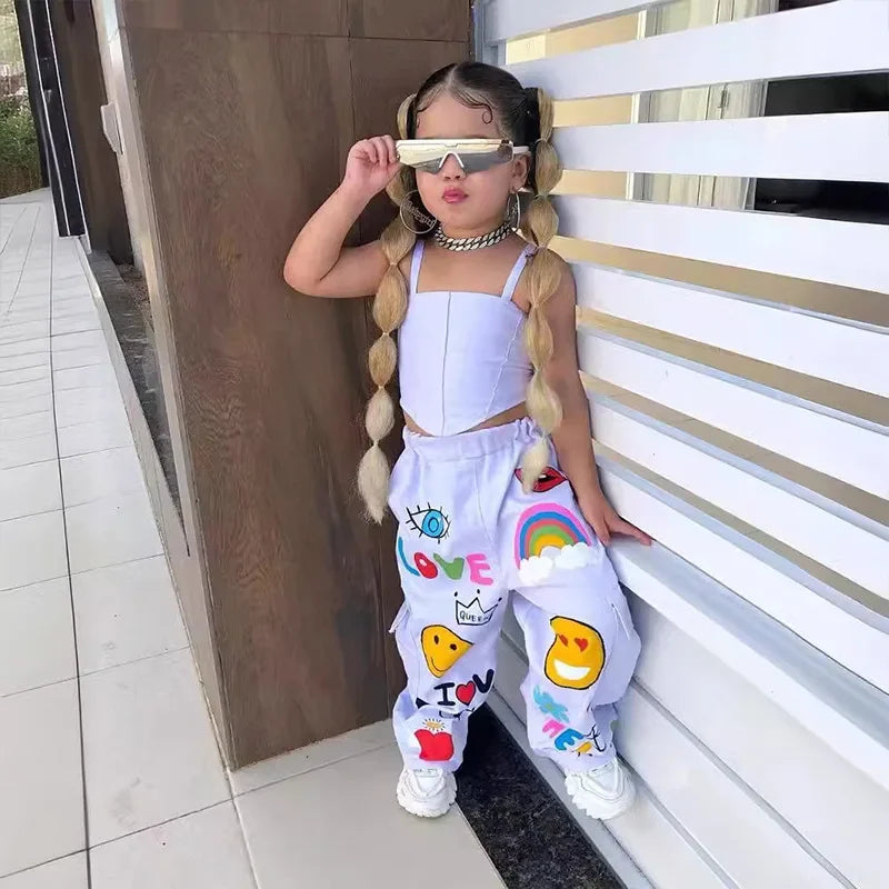 Mini Fashion™ - Kids Stylish Tank Top & Pants Set