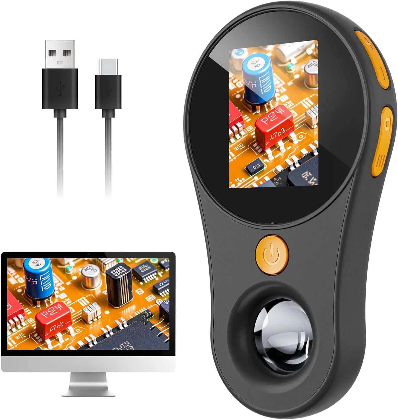 Pocket Microscope 500X - Compact & Powerful - Handheld Magnifier
