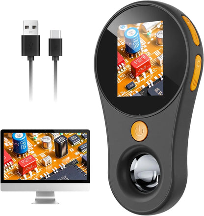 Pocket Microscope 500X - Compact & Powerful - Handheld Magnifier