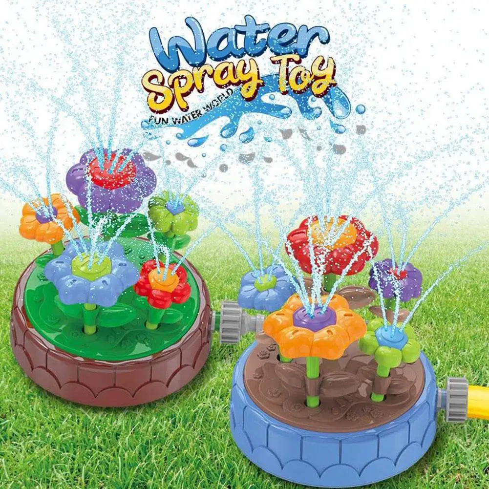 Aqua Bloom - Spin & Splash - Water Play Toy Flower Sprinkler
