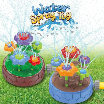 Aqua Bloom - Spin & Splash - Water Play Toy Flower Sprinkler