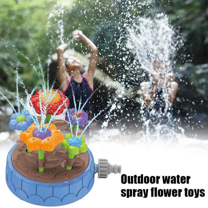 Aqua Bloom - Spin & Splash - Water Play Toy Flower Sprinkler