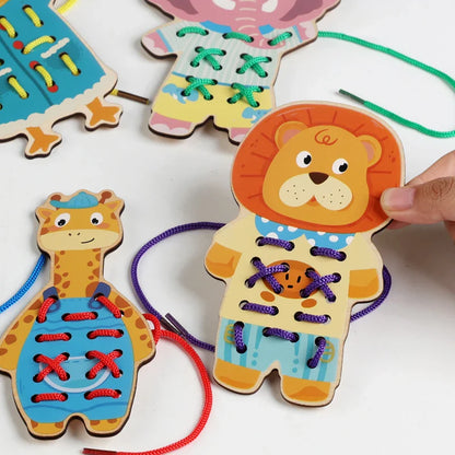 TiePal - Tying & Playing – Lace Tying Playboard