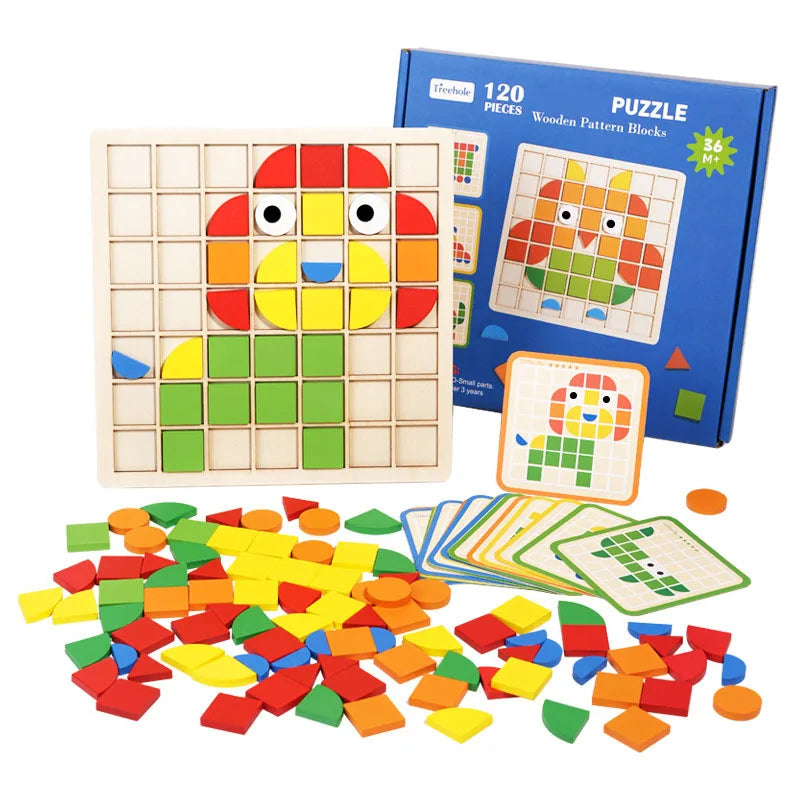 Kids Wooden Puzzle | Pattern Recognition | Educational Toy Boys and