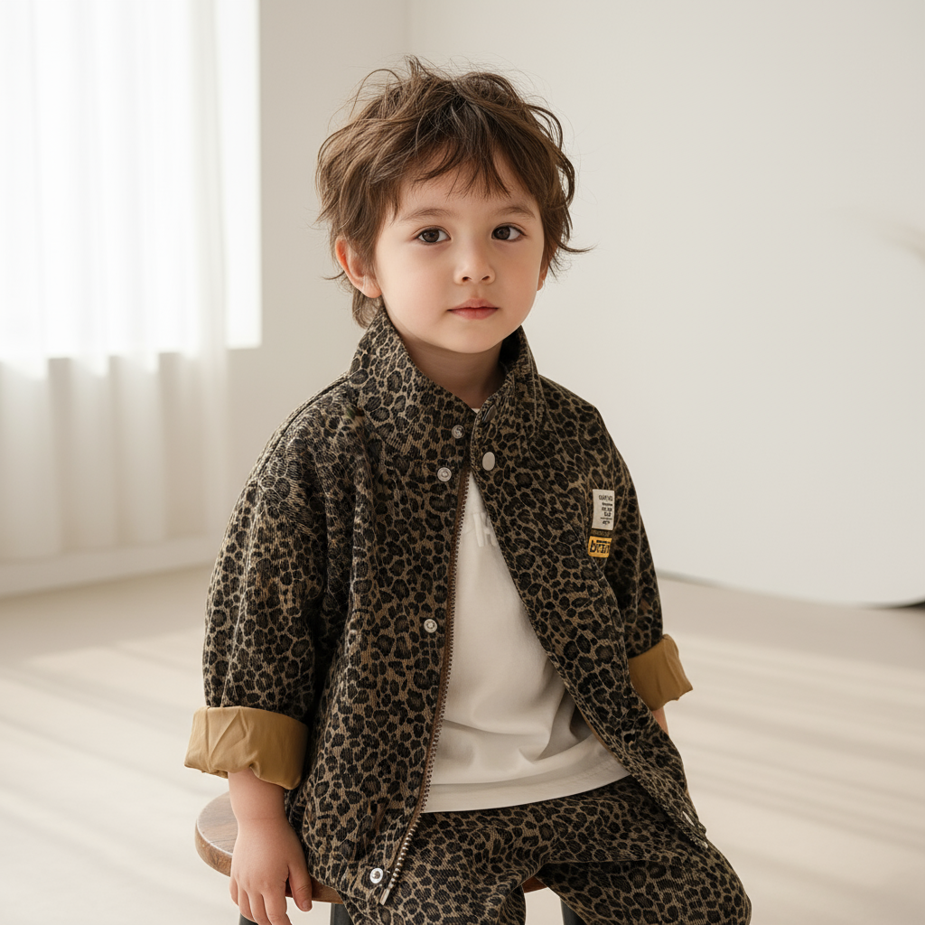 Mini Fashion – Stylish & Comfortable – Leopard Print Jacket