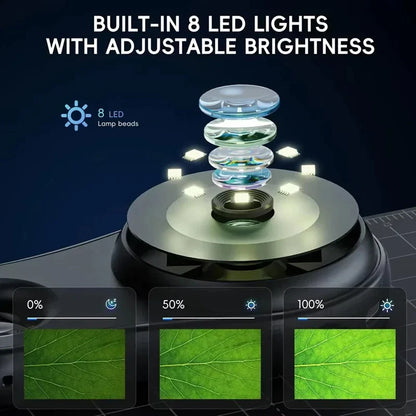 Pocket Microscope 500X - Compact & Powerful - Handheld Magnifier