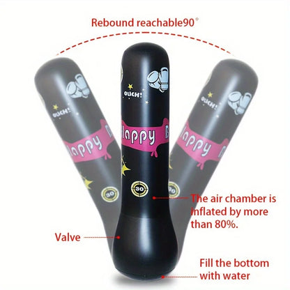 BopBag – Fun & Active – Inflatable Punching Bag with Gloves