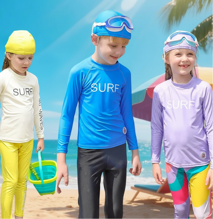 SunShield – Protective & Soft – Kids' Surf Shirt with Long Sleeves and UPF 50+