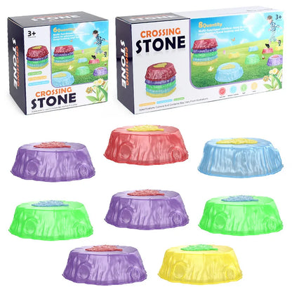 Crossing Stones™ - Jumping & Balancing - Glowing Balance Stones