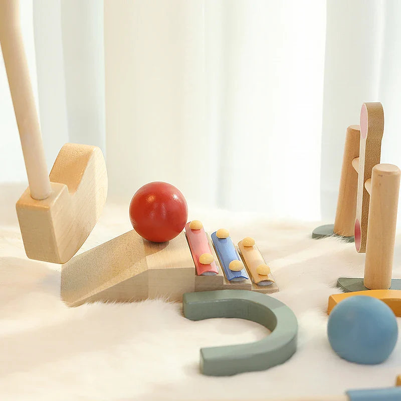 Mini Golfers – Outdoor Fun Start – Wooden Golf Toy Set