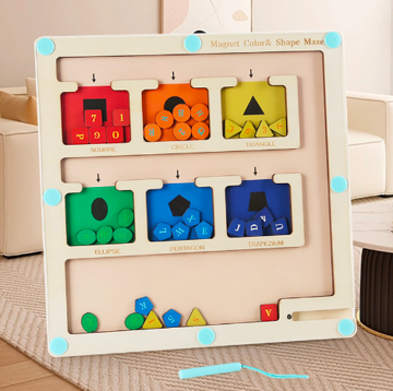 Kids Magnetic Maze | Learning Puzzle | Toddler Game Unisex Design