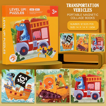 Magnetic Puzzle Book™ – Animal Friends Fun – Magnetic Puzzle Book