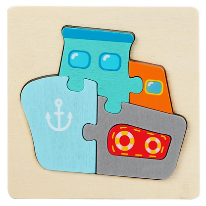 3D Wooden Puzzle™ - Animal Adventure - Jigsaw Puzzle