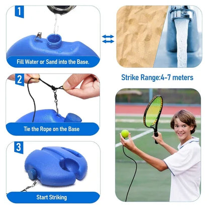 SoloServe – Independent & Fun – Tennis Training System for Outdoors