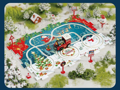 DIY Xmas Train Track™ - Build Your Own Christmas Wonderland - Christmas Train Puzzle