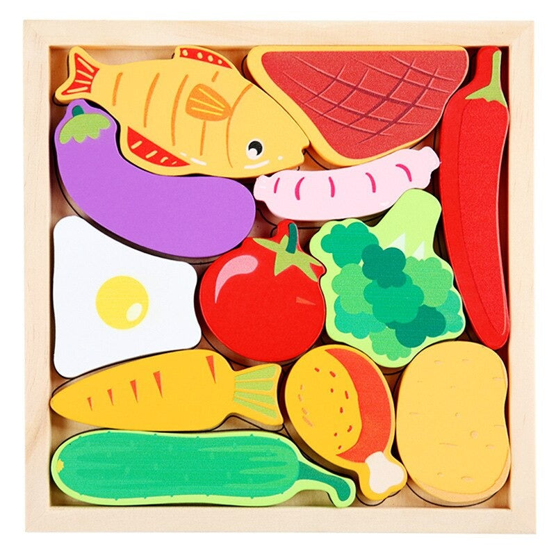 Woods™ - Which shapes fit in the list? - Shapes puzzle (2+1 FREE)